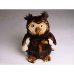 Décoration OiseauxPetit hibou 15 cm peluche -625 Piutre