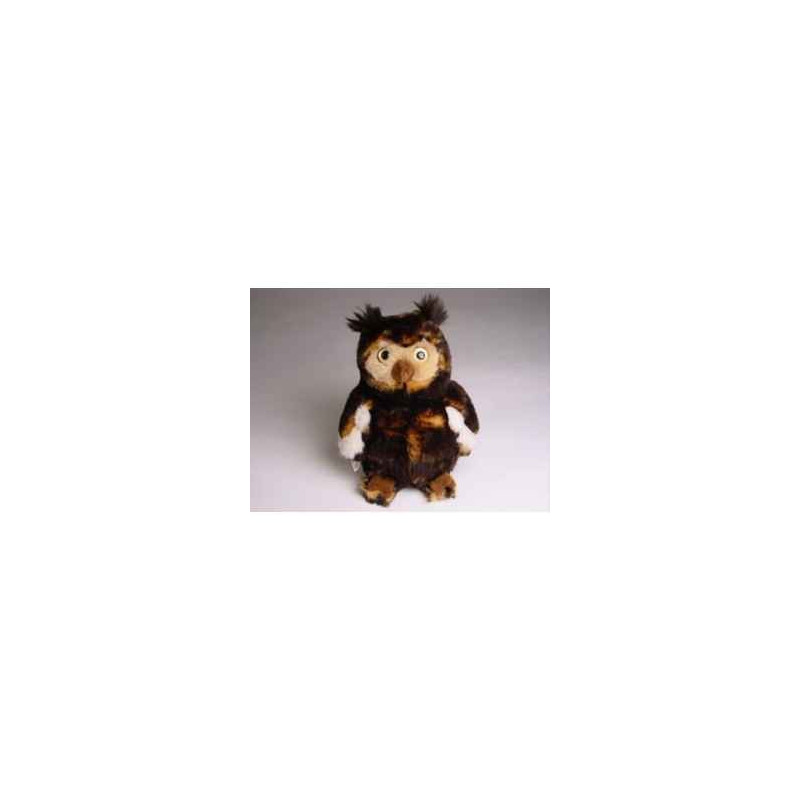 Décoration OiseauxPetit hibou 15 cm peluche -625 Piutre