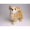 Animaux-Bois-Animaux-Bronzes propose Chien Chiwawa 35 cm peluche animaux debout réaliste Piutre 3236