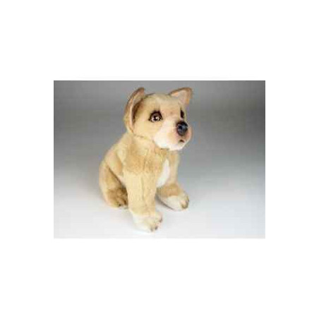 Animaux-Bois-Animaux-Bronzes propose Chien Chiwawa 35 cm assis peluche réaliste Piutre 3237