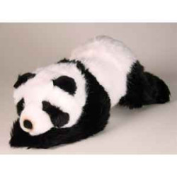 Décoration animaux Panda 35 cm peluche animaux debout réaliste Piutre 2177