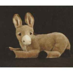  Cheval Âne 55 cm peluche animaux allongés réaliste Piutre 2666