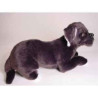 Animaux-Bois-Animaux-Bronzes propose Chien Mastiff napolitain 45 cm peluche animaux allongés réaliste Piutre 1298