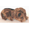 Peluche allongée chien de Saint Hubert 35 cm Piutre   3220