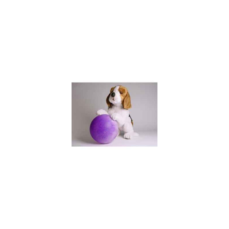 Animaux-Bois-Animaux-Bronzes propose Chien Chiot beagle qui réclame 40 cm peluche réaliste Piutre 2243