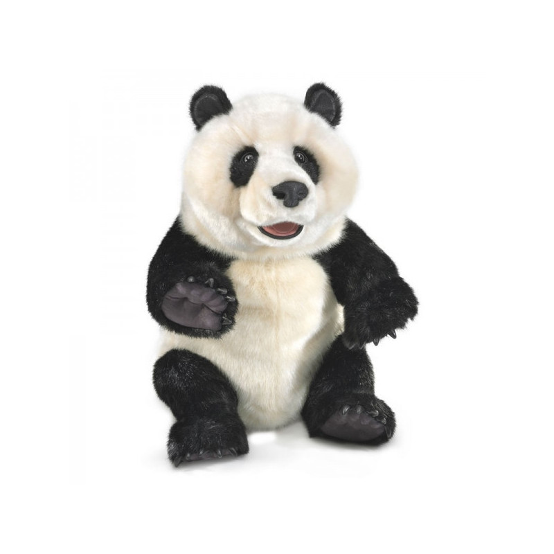 Animaux-Bois-Animaux-Bronzes propose Bébé panda géant marionnette ventriloque