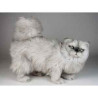 Animaux-Bois-Animaux-Bronzes propose Chat persan argenté 50 cm peluche animaux debout réaliste Piutre