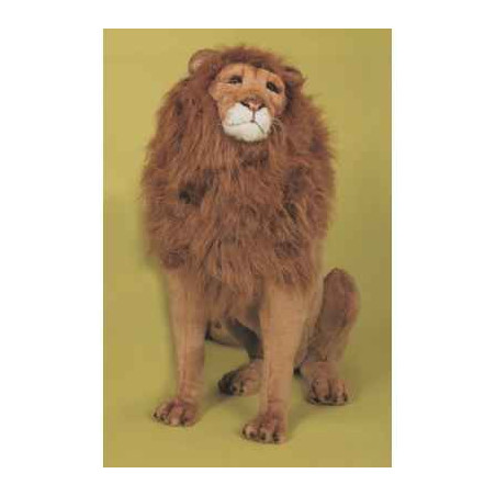 Félin Piutre Lion 120 cm assis peluche -2501