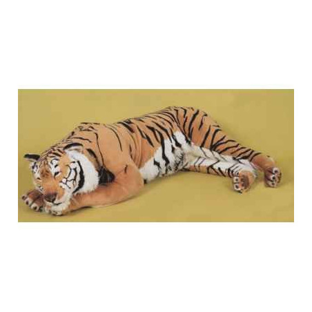 Peluche allongée tigre du bengal 200 cm Piutre   2513