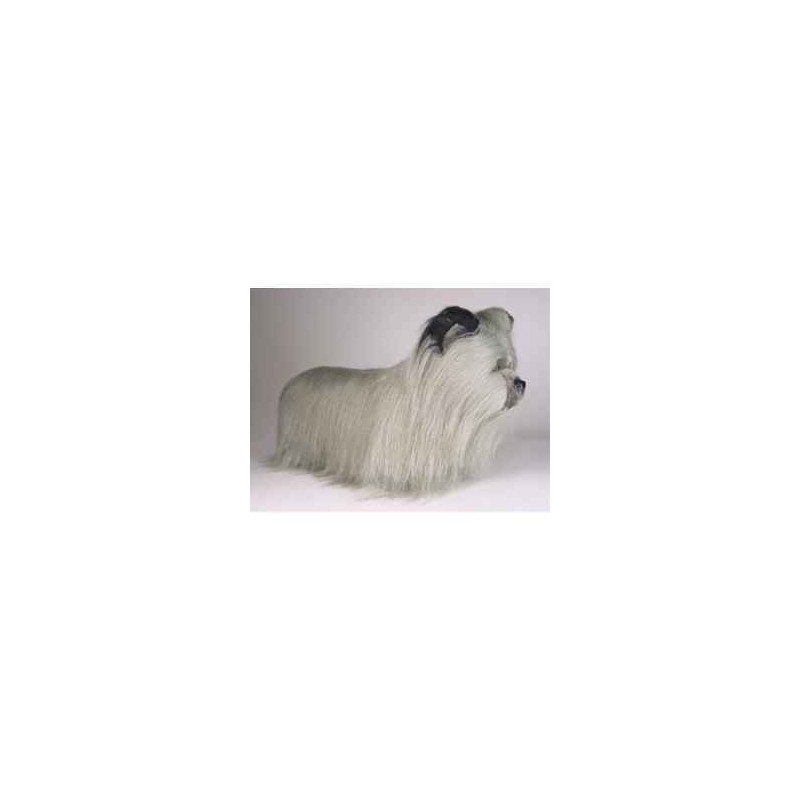 Animaux-Bois-Animaux-Bronzes propose Chien Skye-terrier 60 cm peluche animaux debout réaliste Piutre 1268