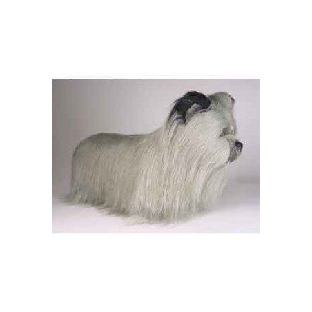 Animaux-Bois-Animaux-Bronzes propose Chien Skye-terrier 60 cm peluche animaux debout réaliste Piutre 1268