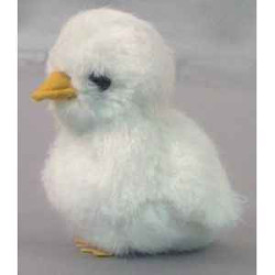  Animaux de la ferme Poussin blanc 12 cm peluche réaliste Piutre 702