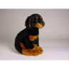 Animaux-Bois-Animaux-Bronzes propose Chien Doberman 35 cm assis peluche réaliste Piutre 268