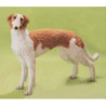 Animaux-Bois-Animaux-Bronzes propose Chien Barzoi 120 cm peluche animaux debout réaliste Piutre 273