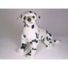 Animaux-Bois-Animaux-Bronzes propose Chien Grand Danois Harlequin 45 cm assis peluche réaliste Piutre 3264