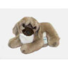 Animaux-Bois-Animaux-Bronzes propose Chien Leonberg 28 cm peluche animaux allongés réaliste Piutre 3366