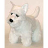 Animaux-Bois-Animaux-Bronzes propose Chien Scottish terrier blanc 45 cm peluche réaliste Piutre 261