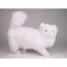 Animaux-Bois-Animaux-Bronzes propose Chat persan blanc 50 cm peluche animaux debout réaliste Piutre