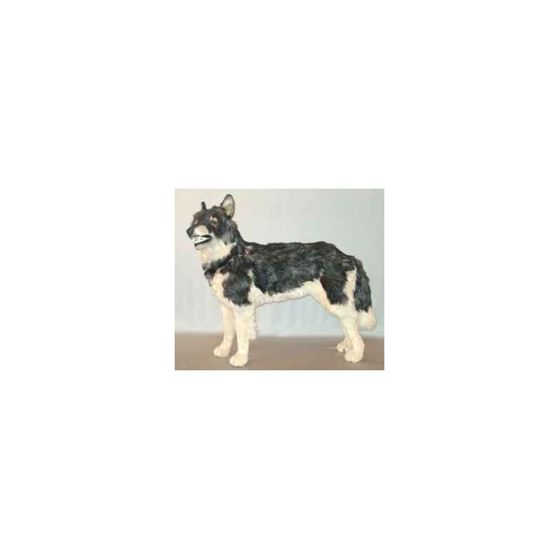 Peluche debout loup caucasien 100 cm Piutre   1240