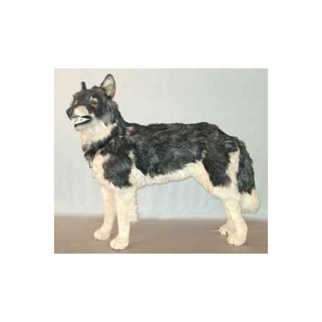  Animaux de la forêt Loup caucasien 100 cm peluche animaux debout réaliste Piutre 1240