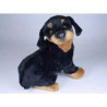 Animaux-Bois-Animaux-Bronzes propose Chien Rottweiller 45 cm assis peluche réaliste Piutre 2259