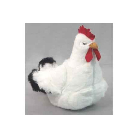  Animaux de la ferme Poule blanche 40 cm peluche réaliste Piutre 700