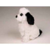 Animaux-Bois-Animaux-Bronzes propose Chien Cocker spaniel miniature 15 cm assis peluche réaliste Piutre 4256