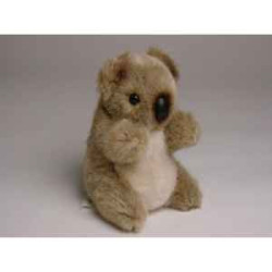 Décoration animaux Koala 15 cm assis peluche réaliste Piutre 2674