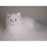 Animaux-Bois-Animaux-Bronzes propose Chat angora blanc 45 cm peluche animaux allongés réaliste Piutre