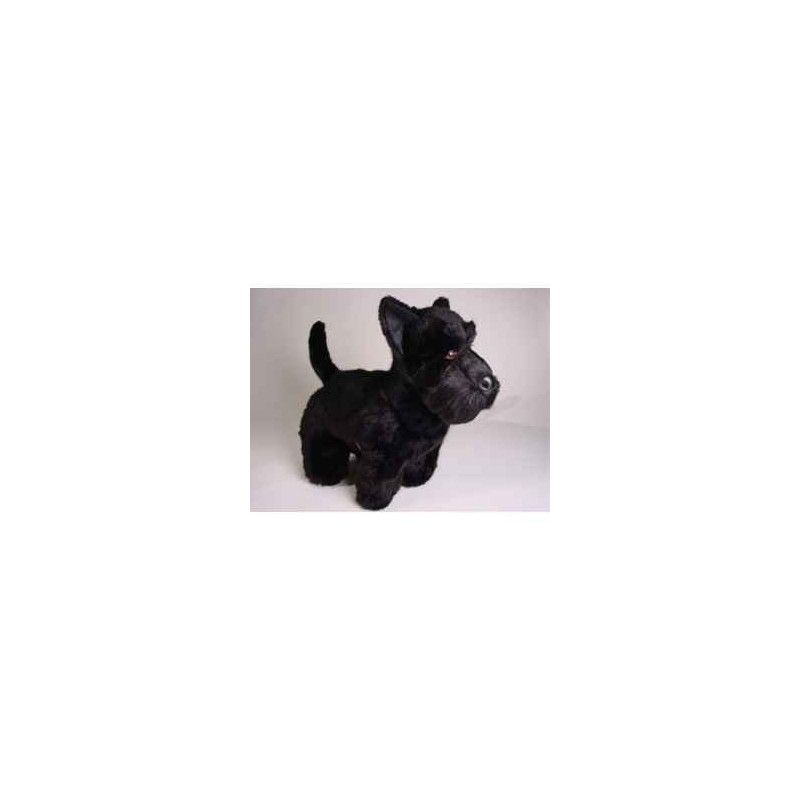 Animaux-Bois-Animaux-Bronzes propose Chien Scottish terrier noir 45 cm peluche animaux debout réaliste Piutre 260