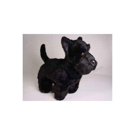 Animaux-Bois-Animaux-Bronzes propose Chien Scottish terrier noir 45 cm peluche animaux debout réaliste Piutre 260