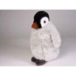 Décoration OiseauxPingouin 27 cm peluche animaux debout -4840 Piutre