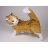 Animaux-Bois-Animaux-Bronzes propose Chat maine coon 60 cm peluche animaux debout réaliste Piutre