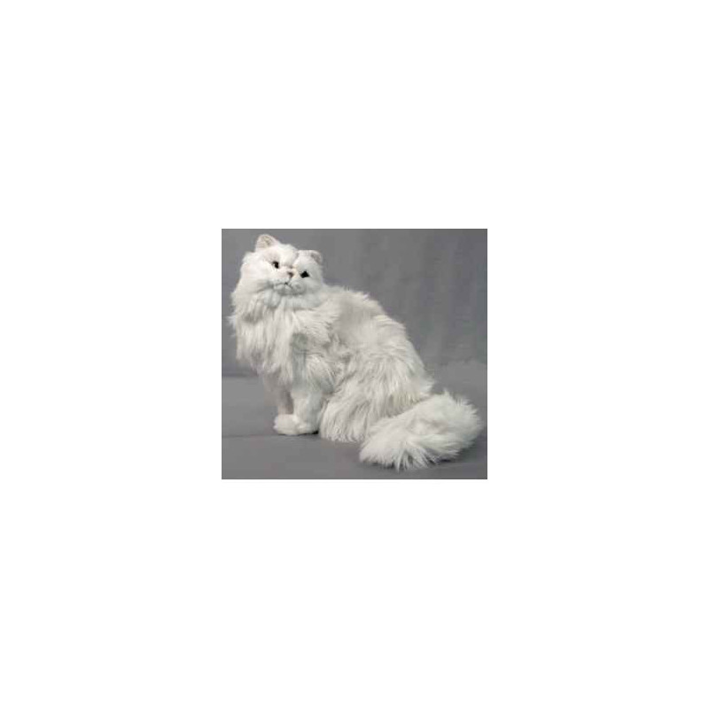 Animaux-Bois-Animaux-Bronzes propose Chat persan 45 cm assis réaliste Piutre