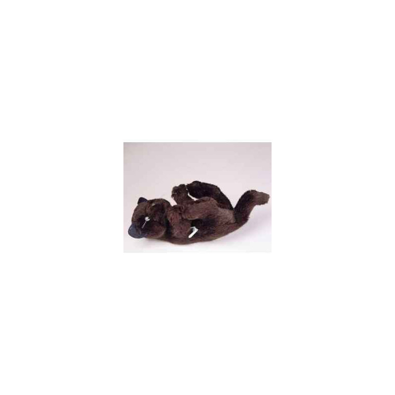 Animaux-Bois-Animaux-Bronzes propose Chaton qui joue 20 cm peluche réaliste Piutre