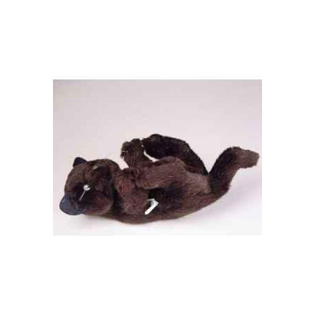 Animaux-Bois-Animaux-Bronzes propose Chaton qui joue 20 cm peluche réaliste Piutre