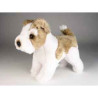 Animaux-Bois-Animaux-Bronzes propose Chien Fox terrier 30 cm peluche animaux debout réaliste Piutre 3279