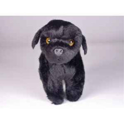 Animaux-Bois-Animaux-Bronzes propose Chien Mascotte Terre neuve 20 cm peluche animaux debout réaliste Piutre 4247