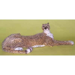Félin Piutre Guépard 140 cm peluche animaux allongés -2581