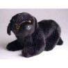 Animaux-Bois-Animaux-Bronzes propose Chien Mascotte Terre Neuve 20 cm peluche animaux allongés réaliste Piutre 4246
