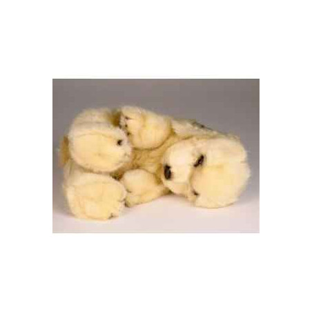 Animaux-Bois-Animaux-Bronzes propose Chien Cocker épagneul frisé 25 cm peluche réaliste Piutre 3209