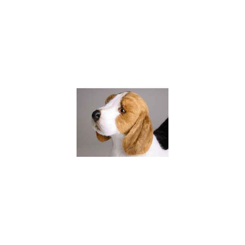Animaux-Bois-Animaux-Bronzes propose Chien Beagle 45 cm peluche animaux debout réaliste Piutre 2244