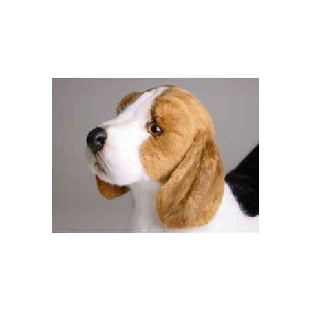 Animaux-Bois-Animaux-Bronzes propose Chien Beagle 45 cm peluche animaux debout réaliste Piutre 2244