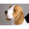 Animaux-Bois-Animaux-Bronzes propose Chien Beagle 45 cm peluche animaux debout réaliste Piutre 2244