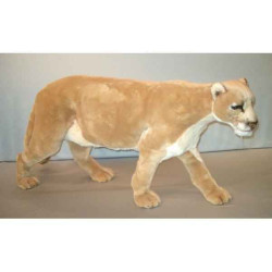 Félin Piutre Puma 120 cm peluche animaux debout -2588