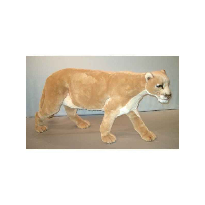 Félin Piutre Puma 120 cm peluche animaux debout -2588
