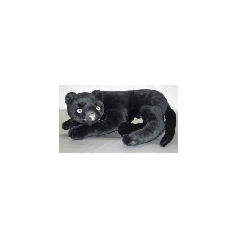 Félin Piutre Panthère noire 40 cm peluche animaux allongés -2522