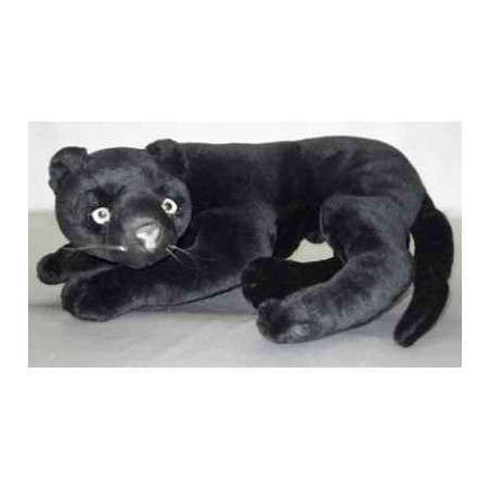 Félin Piutre Panthère noire 40 cm peluche animaux allongés -2522