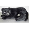 Félin Piutre Panthère noire 40 cm peluche animaux allongés -2522