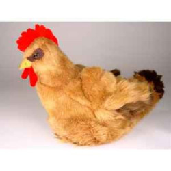  Animaux de la ferme Poule marron 40 cm peluche réaliste Piutre 701